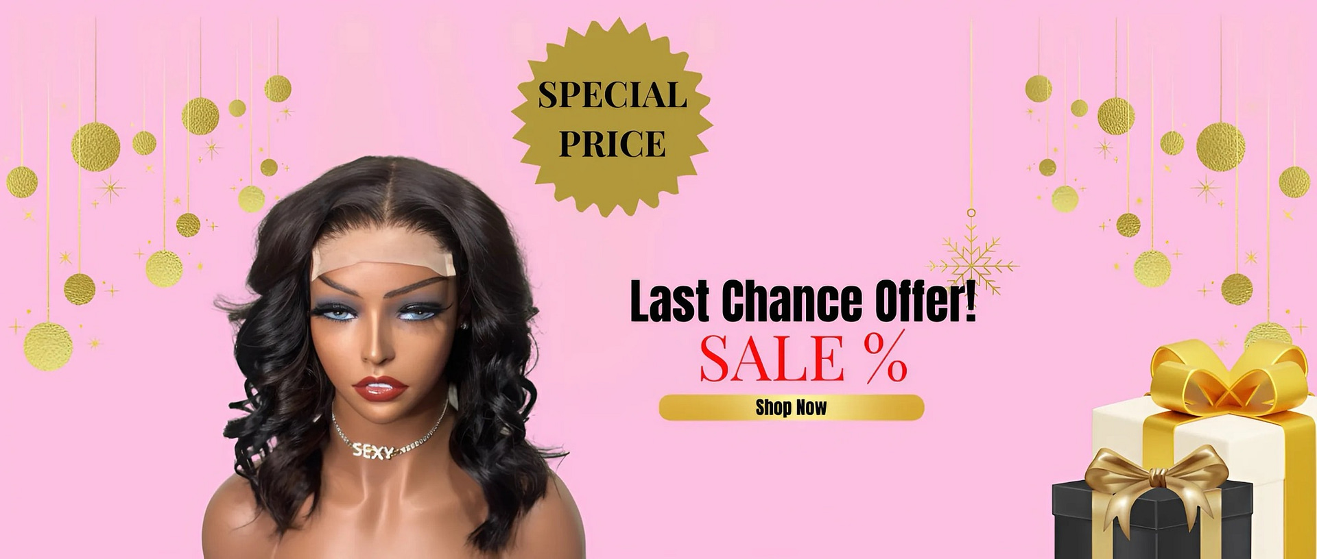 Camille Wig Sales Banner