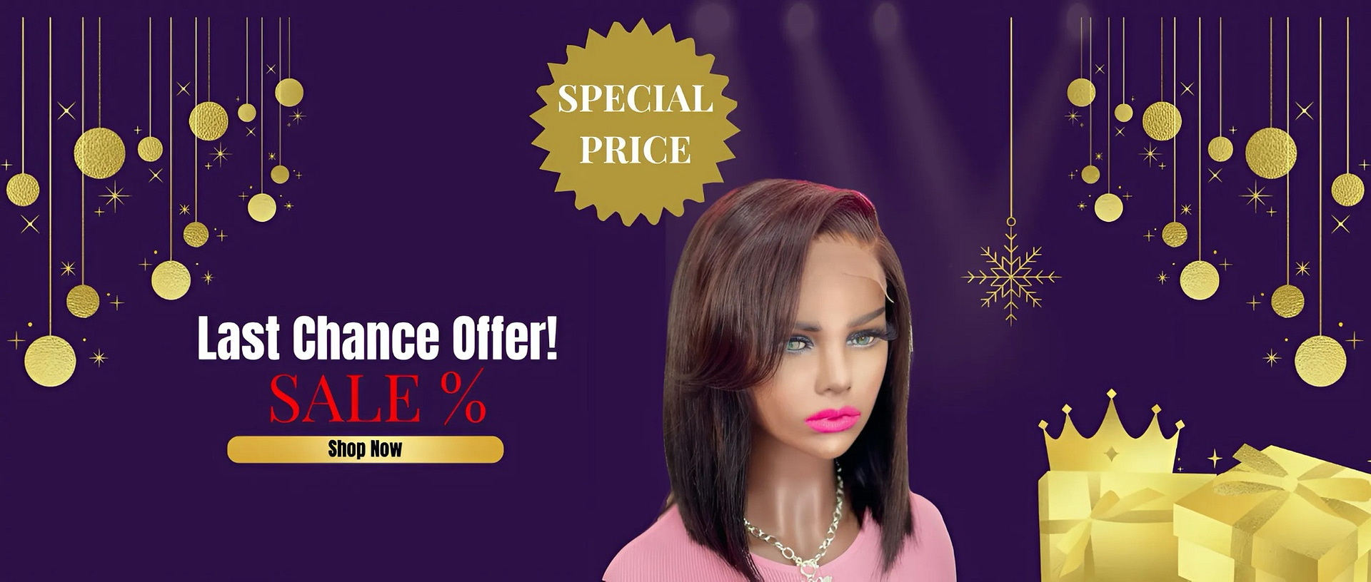 Victoria Wig Sales Banner